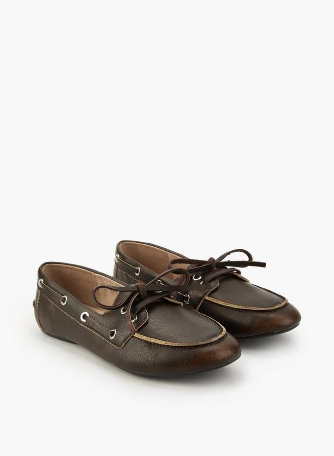 Celeste Women Lace-Up Detail Loafers - Image 3