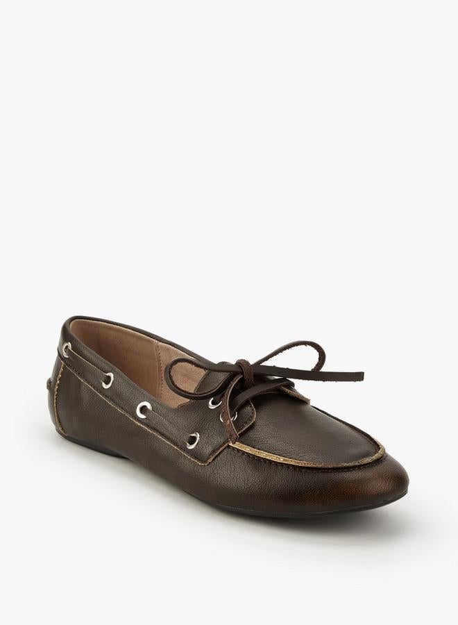 Celeste Women Lace-Up Detail Loafers - Image 2