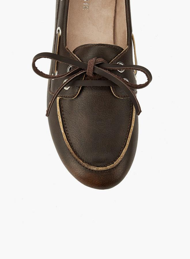 Celeste Women Lace-Up Detail Loafers - Image 4