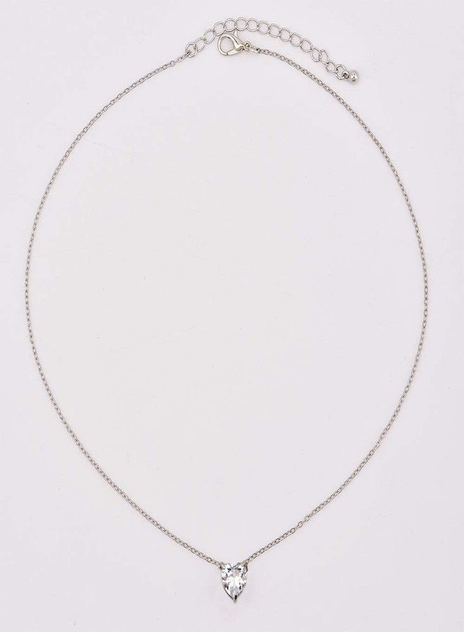 BERYUAN Women Simple Choker Heart Choker Pendant Necklace Trendy Necklace Bridal Necklace Jewelry for Women - Image 4