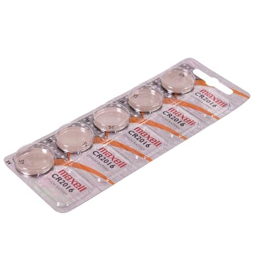 Maxell Micro Lithium Cell Battery CR2016 for Watches and Electronics 5 Pack - Image 2