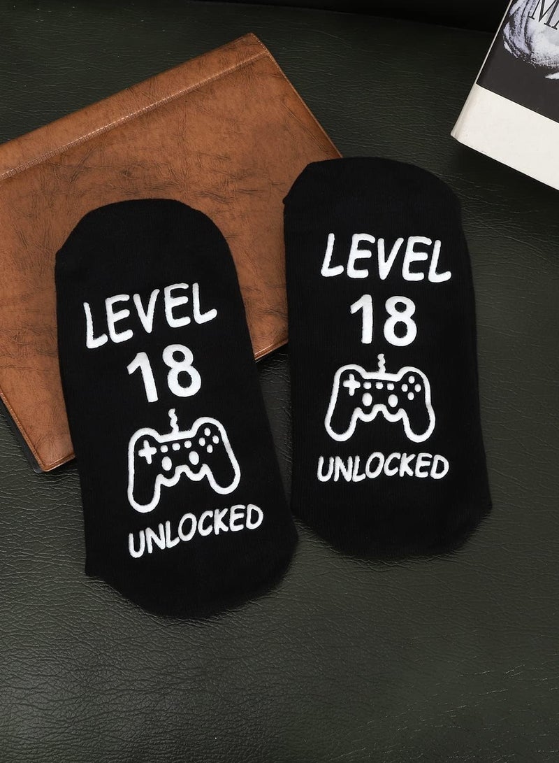 Excefore Birthday Gifts for 18th Old Teen Boy Girls, Funny Socks for Men 18 Year Old Male Gamer - Image 3