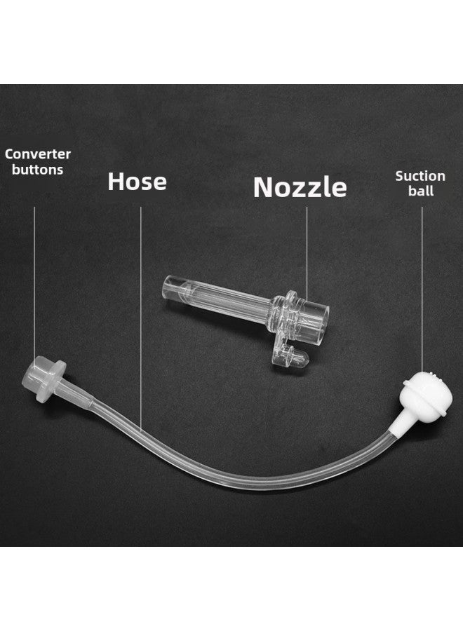 Children's Water Cup Straw Accessories Straw Nozzle Suction Nozzle Straw Gravity Ball Maternal And Child Supplies Drinking Cup Accessories-Color:Transparent-Specifications:Straw + Gravity Ball + Connecting Buckle - Image 4