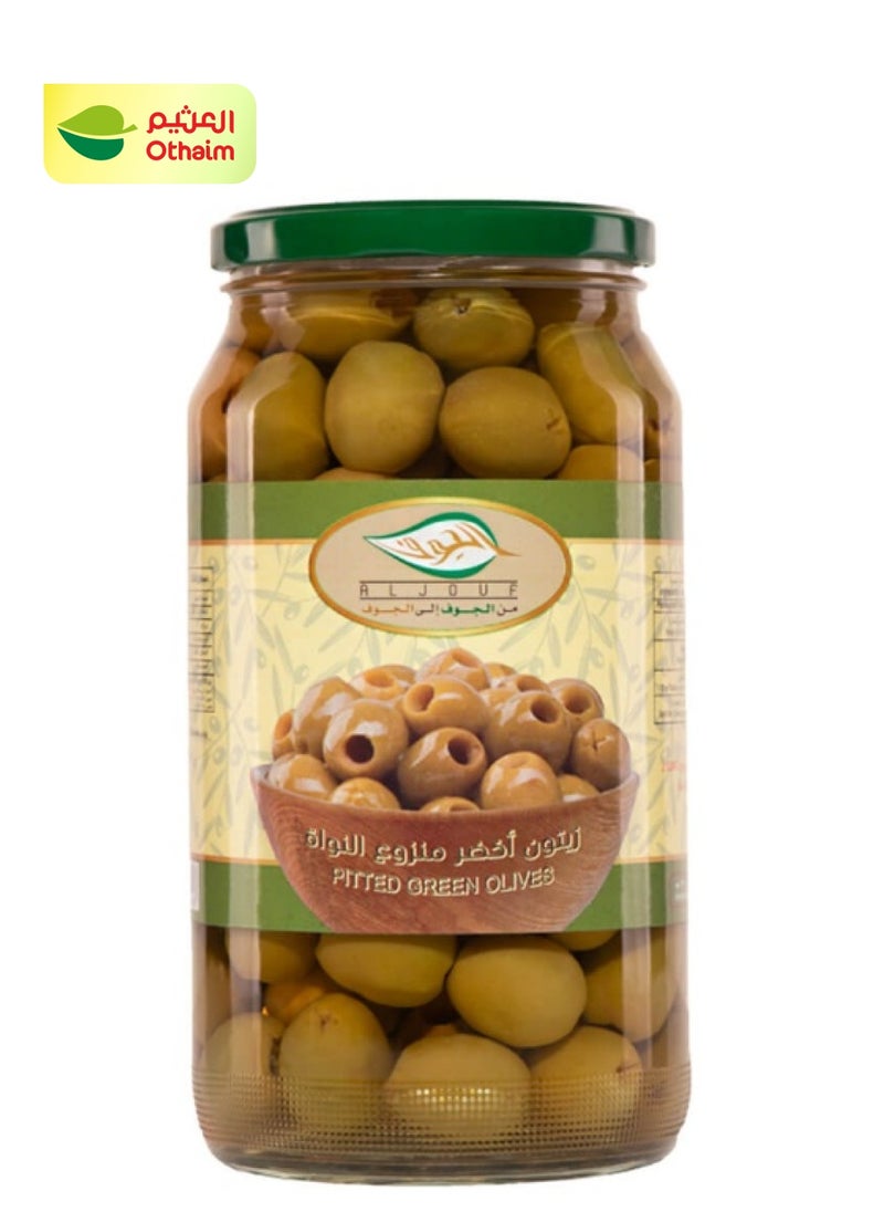 AL Jawf Al Jouf Pitted Green Olives, 500g 