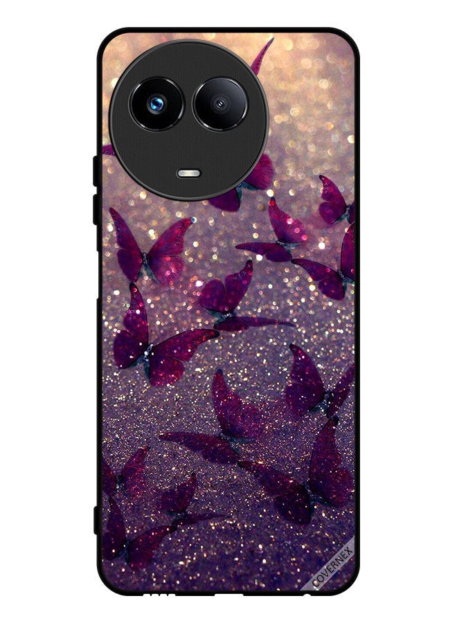 Covernex غطاء حماية لجهاز Realme 11 5G بتصميم فراشات لامعة - Image 1