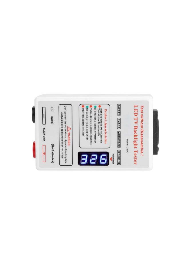 LED Light Tester, Dual Insulation Design LED LCD TV Backlight Tester Meter for Multifunction Use