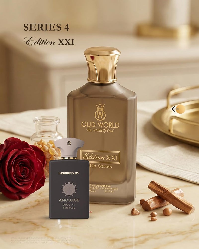 Oud World عطور عود وورلد إصدارات 21 توبي يونيكس عطر ماء | رائحة خشبية جلدية منعشة مع البرتقال المنداري، اللبان، الجلد والبلوط | عطر يدوم طويلاً 100 مل - Image 2