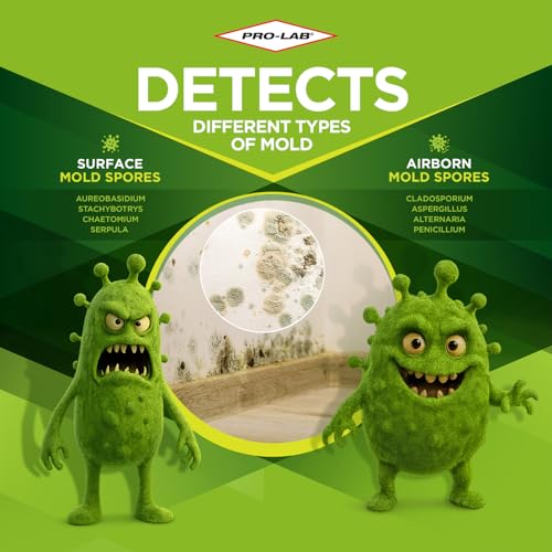 PROLAB PRO-LAB DIY Mold Test Kit for Home Air Quality, Comprehensive Mold Detection with Expert Consultation, Pre-Paid Mailer, Detailed Emailed Report - Air & Surface Testing, 40 Lab Analysis Fee Required - Image 3