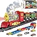 BUBUQE Electric Train Set Christmas Train Toys for Boys with Smokes Lights and Sound ONOff Rechargeable Train Set Under Christmas Tree Toddler Model Trains for 3 4 5 6 7 8 Years Old Kids Gifts - Image 3