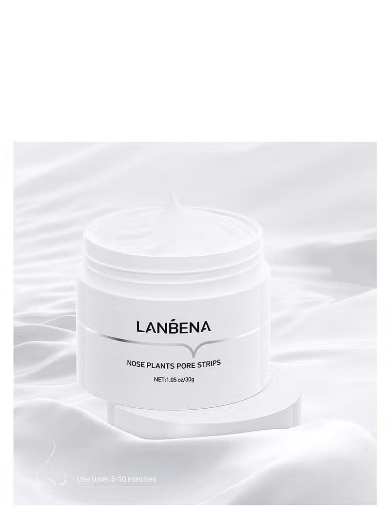 LANBENA Nose Plants Pore Strips Gentle In Blackhead Remover Mask Wrinkle & Dark Circles Facial Pore Cleanser Purifying Face Mask Nose strips - Image 3
