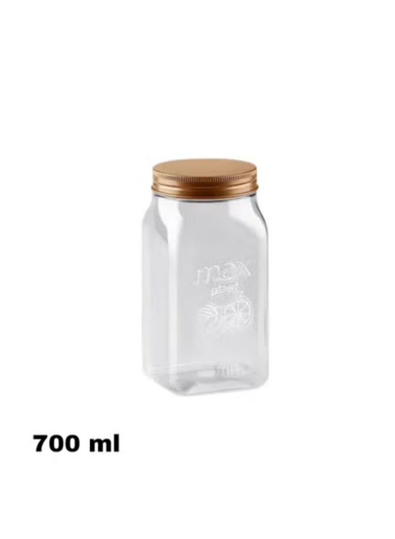 Max Plast 700ml High Quality Plastic Pulse Jar, Multicolor - Image 4