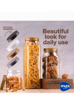 max plast Max Plast 700ml High Quality Plastic Pulse Jar, Multicolor  - Image 2