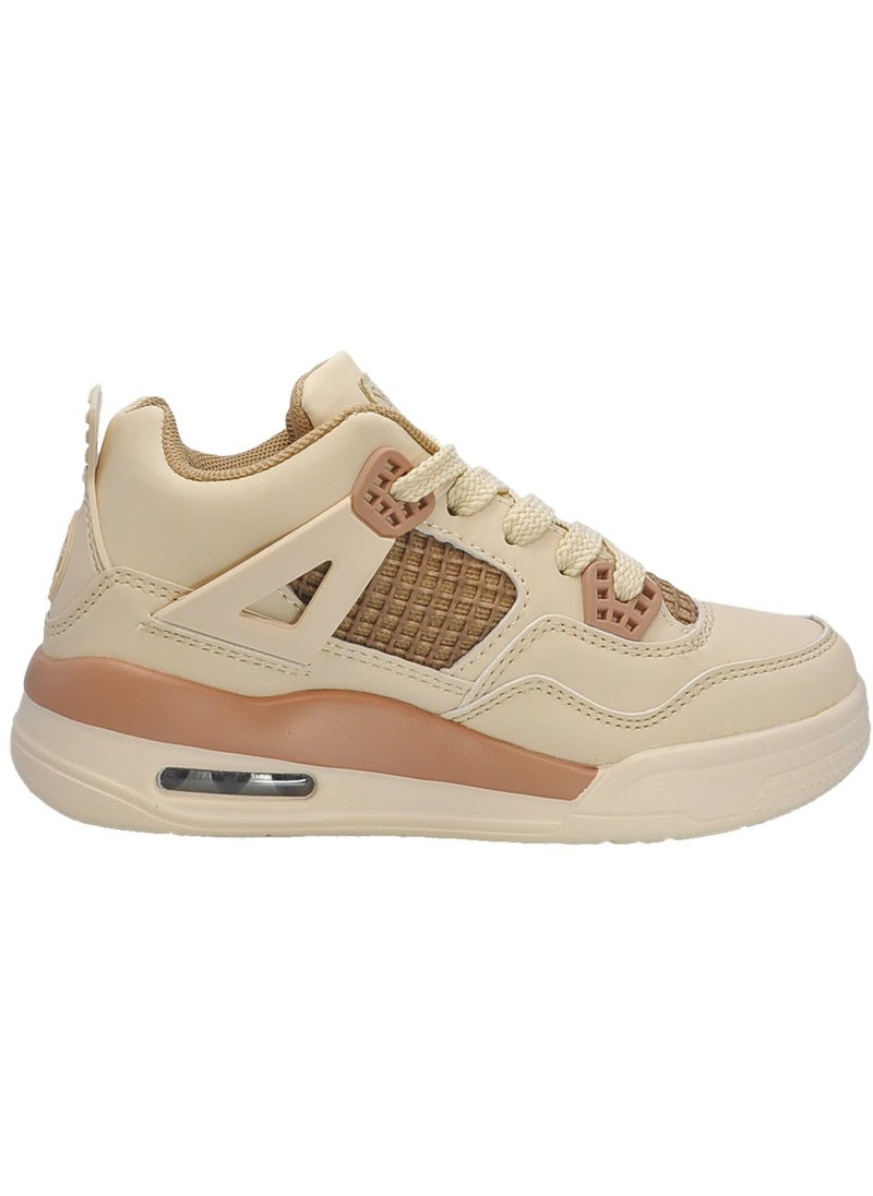 Sky View Sneakers for Boys Running Sports Lightweight Breathable Sports Athletic Shoe For Boys Beige  - Image 2