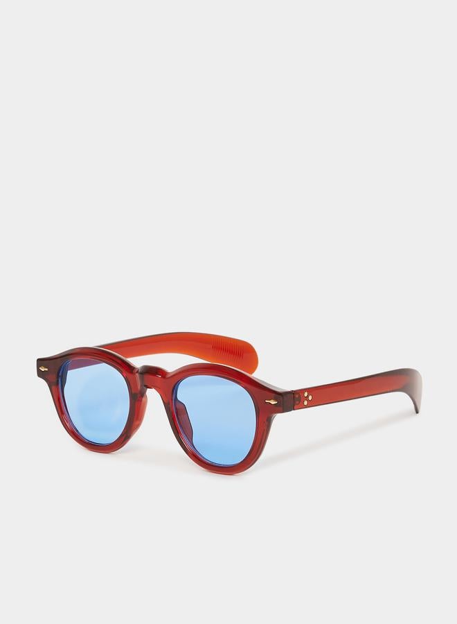 ستايلي نظارة شمسية بإطار دائري - Image 1