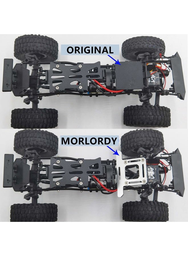 MORLORDY RC Aluminum Alloy ESC Mount Receiver Preposition Tray for 1/24 RC Crawler Car SCX24 Upgrades AXI00001 AXI90081 AXI00004 Accessories - Image 3