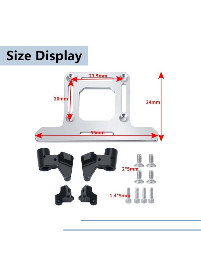 MORLORDY RC Aluminum Alloy ESC Mount Receiver Preposition Tray for 1/24 RC Crawler Car SCX24 Upgrades AXI00001 AXI90081 AXI00004 Accessories - Image 4