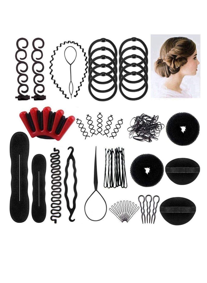 CestMall Winkeyes Hair Styling Set - DIY Hair Braiding Tool Kit with Hair Modelling Accessories for Simple and Fast Spiral Braids  - Image 1