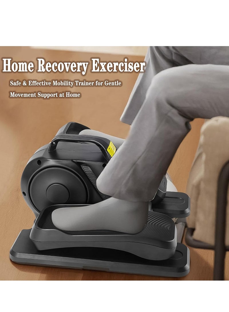 Relax Smart Mini electric exercise bike with digital display - portable pedal exerciser that fits under the desk for leg and arm workouts, compact fitness equipment for home, office, and rehabilitation use - Image 2