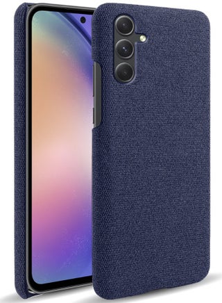 Samsung Galaxy A-55 Case, Soft Premium Felt Cloth Phone Case for Samsung Galaxy A-55, Slim Comfortable Waterproof and Shockproof, Fully-Wrapped Plush Fabric Cover Compatible with Samsung A-55 5G, Blue - pzsku/Z5962AA96034E07786C7EZ/45/_/1709739686/701fcf57-a772-4c79-bee5-f3e9295f4a24