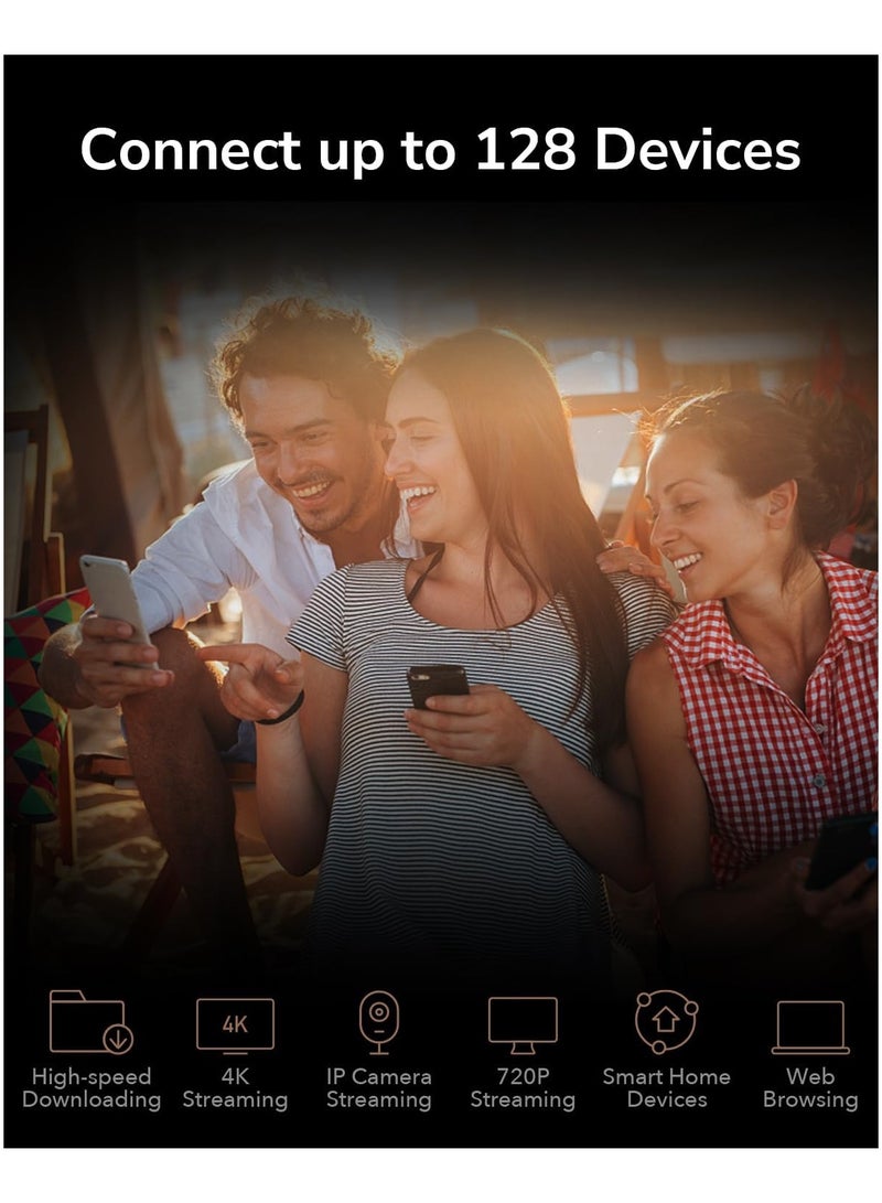 cudy Device Router AX1500 Wi-Fi 6 Wireless Dual-Band with Gigabit Ethernet – Black - Image 4