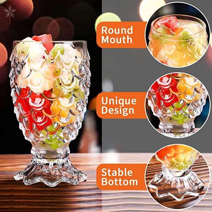 bellemax Italian Premium Water and Juice Glasses Set of 6 and Jug Set Combo,(6 Pieces Glasses 270ML and 1 Water Juice Jug 1.8 Liter), Transparent, Glass and Jug Set for Dining Table (Traditional- A) - Image 3