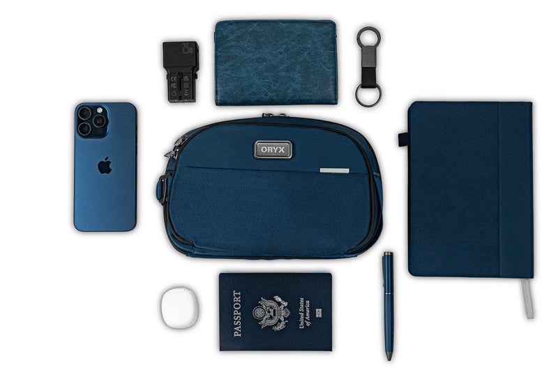 ORYX O-Elite Waterproof Electronics Organizer Bag Large Capacity Travel Pouch Blue - Image 3