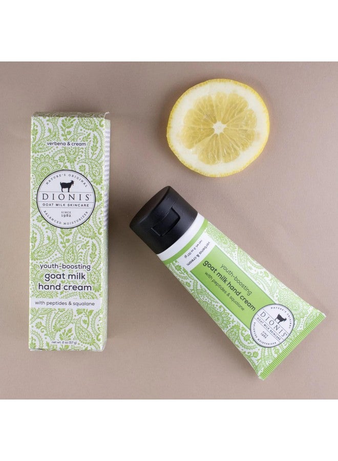 Dionis Youth Boosting Goat Milk Hand Cream 2Oz, With Peptides And Squalane For More Vibrant And Healthy Skin, Verbena & Cream - Image 3