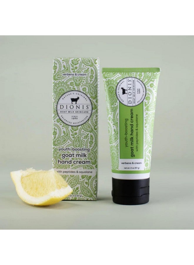 Dionis Youth Boosting Goat Milk Hand Cream 2Oz, With Peptides And Squalane For More Vibrant And Healthy Skin, Verbena & Cream - Image 5
