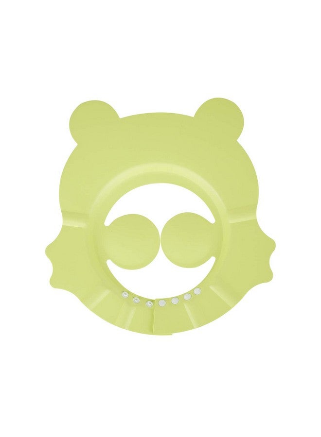 AUF Comfortable Soft Baby's and Kid's Shower Cap with Ear Protection Pads (Green ) - Image 2