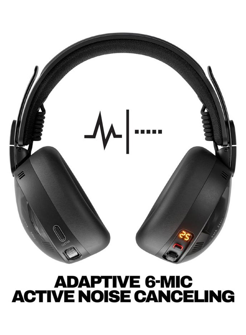 Skullcandy Aviator 900 ANC Wireless Over-Ear Bluetooth Headphones, THX Spatial Audio with Head Tracking, Adaptive Noise Cancelling, Up to 60 Hours Battery, Microphone for iPhone Android - True Black - Image 2