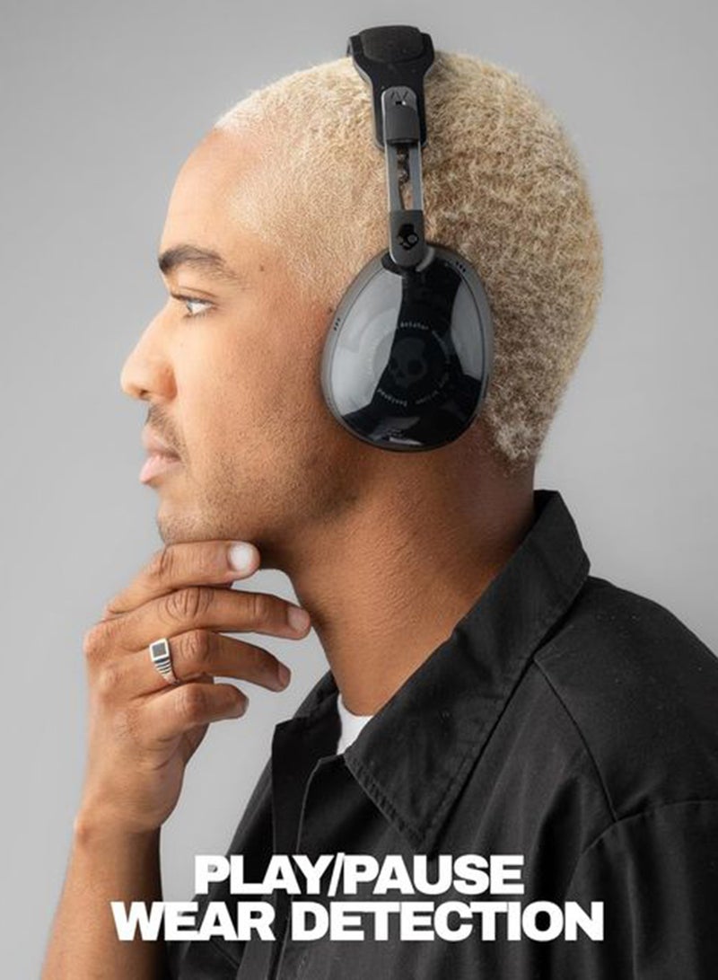 Skullcandy Aviator 900 ANC Wireless Over-Ear Bluetooth Headphones, THX Spatial Audio with Head Tracking, Adaptive Noise Cancelling, Up to 60 Hours Battery, Microphone for iPhone Android - True Black - Image 5