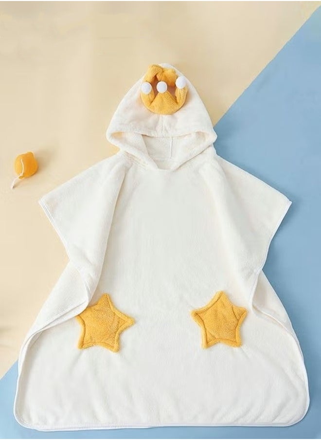 MIXDE - Baby Kids Hooded Bath Towel Fast Water Absorption Soft and Skin-friendly Baby Quilt 70*130cm±2cm - Image 1