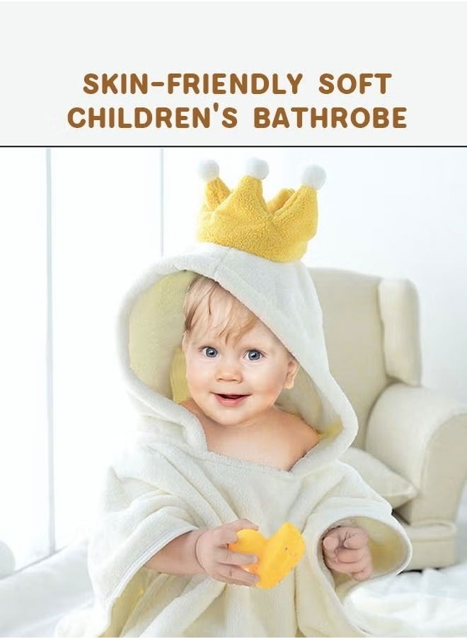 MIXDE - Baby Kids Hooded Bath Towel Fast Water Absorption Soft and Skin-friendly Baby Quilt 70*130cm±2cm - Image 1