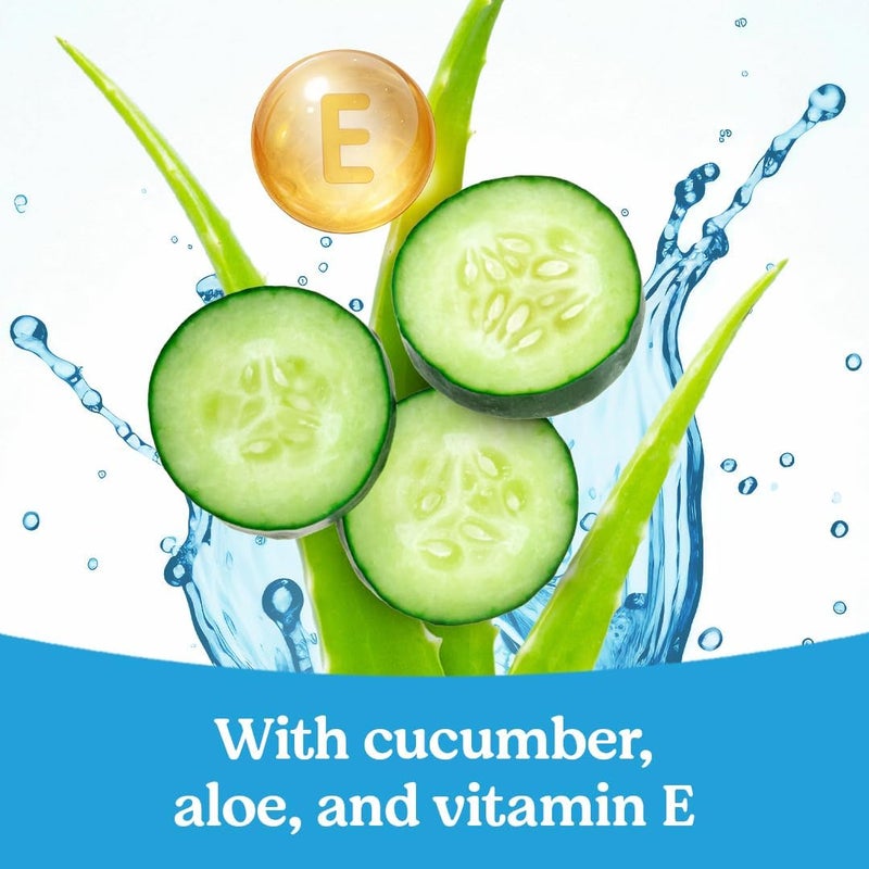 HUGGIES Natural Care Cucumber, Aloe and Vitamin E Baby Wipes, Hypoallergenic, Scented, 3 Flip-Top Packs (168 Wipes Total), Packaging May Vary - Image 2