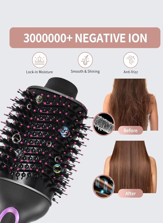 آر إيه أف فرشاة مجفف شعر ، فرشاة مجفف شعر 3 في 1 ومكثف لتجفيف تجعيد الشعر ، مجفف شعر ومصفف شعر مع 3 إعدادات للحرارة ، محاربة التجعد وإضافة الحجم ، فرشاة فرد الهواء الساخن لجميع أنواع الشعر ، 1200 واط ر. 602 - Image 3