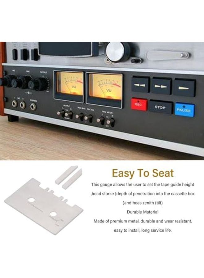 Stainless Steel Cassette Head And Gauge Set With Alignment For Student Nagar DVRs - Image 4