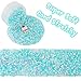 Okaybee Snowman Glitter Blue White Sequins Slime Good Stretchy Crunchy Sensory Toy Party Favors for Kids Girls Boys Gifts for Birthday Easter Hallowmas Christmas - Image 4
