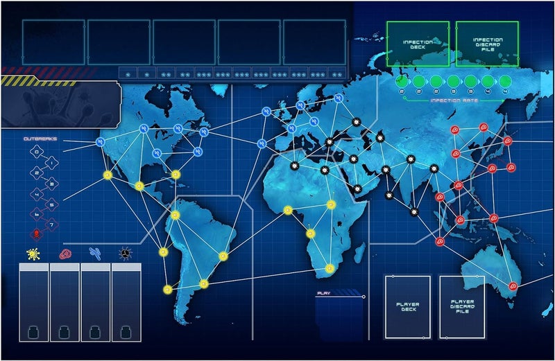 Z-Man Games Pandemic Legacy Season 1 Board Game (Blue) - Epic Year-Long Battle Against Deadly Diseases! Cooperative Strategy Game for Family Game Night, Ages 13+, 2-4 Players, 1 Hr Playtime, Made by Z-Man Games - Image 2