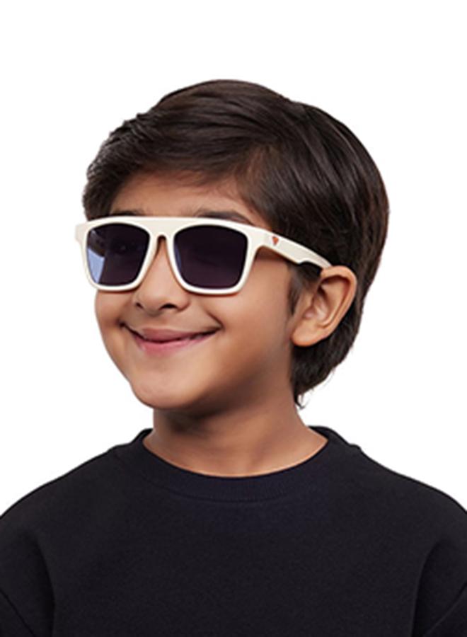 هوبر نظارة شمسية للأطفال من لينسكارت، مجموعة الأبطال الخارقين، إطار كامل مربع، أحدث وأنيق، حماية % من الأشعة فوق البنفسجية للأولاد والبنات عمر - سنوات - Image 3