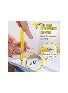 PROMASS promass Multitool Pen, Gifts for Men on Fathers Day Dad Gifts from Daughter Wife Son Kid, Unique Cool Birthday Men Gifts Ideas for Men, Dad, Father, Him, Husband, Grandpa, DIY Handyman  - Image 5