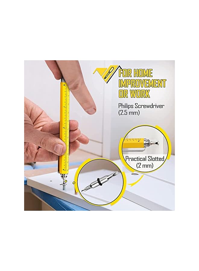promass Multitool Pen, Gifts for Men on Fathers Day Dad Gifts from Daughter Wife Son Kid, Unique Cool Birthday Men Gifts Ideas for Men, Dad, Father, Him, Husband, Grandpa, DIY Handyman - Image 5