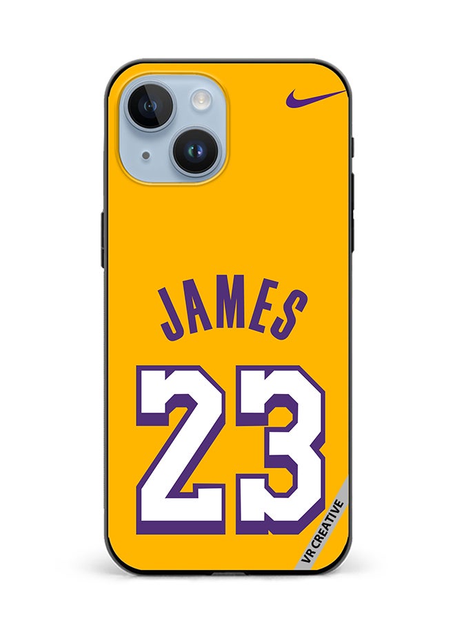 VR CREATIVE Protective Case Cover For Apple iPhone 15 Plus James Design Multicolour - Image 1