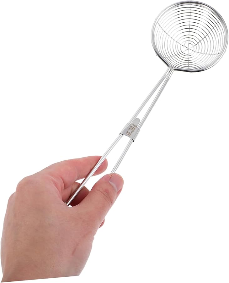 Stainless Steel Strainer Ladle Fine Mesh Skimmer Spoon For Kitchen Jelly Fruits - Image 5