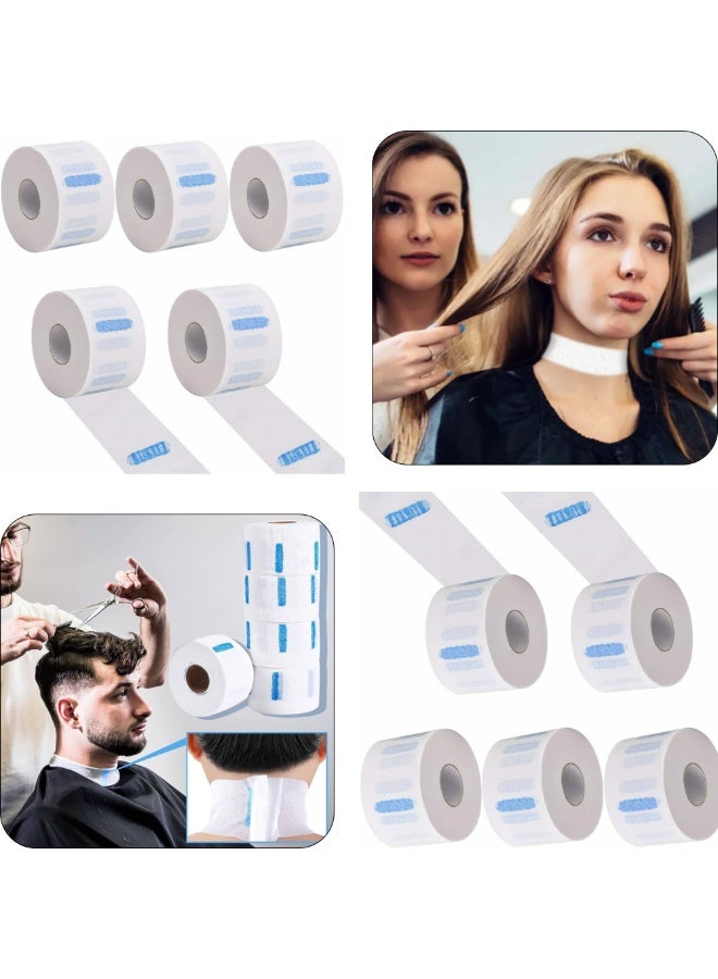 UA Disposable Neck Rolls – Pack of 5 Large Rolls Each Contains 5 Small Rolls. Barber Neck Strips – Stretchy Disposable Neck Paper for Hair Cutting & Salon Use - Image 3