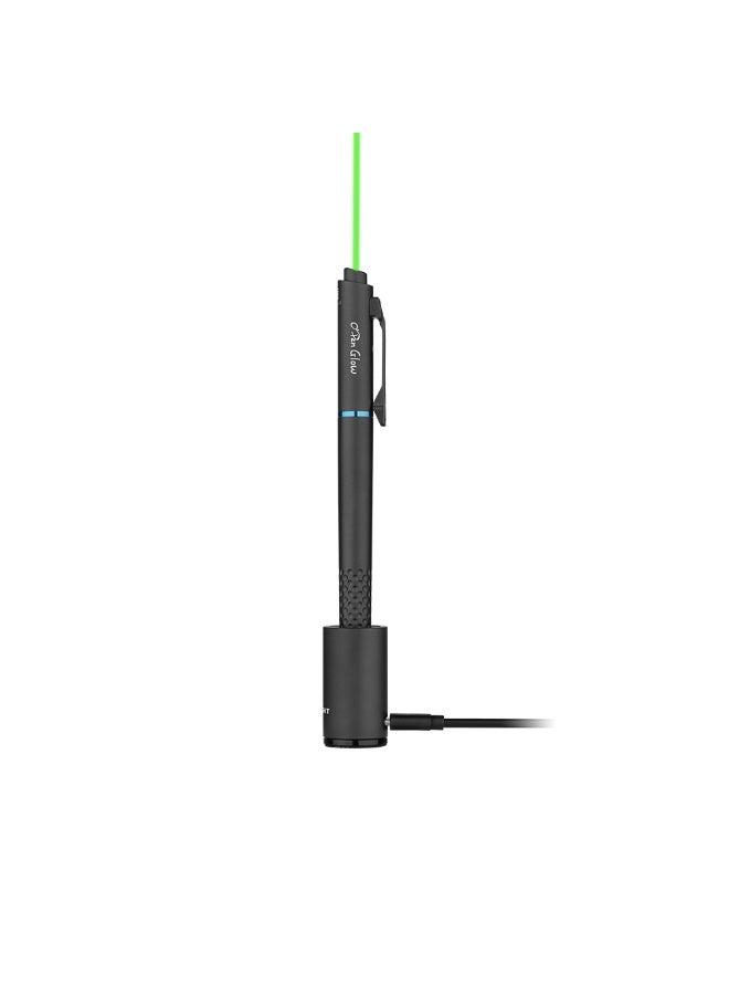 Olight O'Pen Glow Rechargeable Penlight (Black), 120 Lumens LED Pen Light, 14m Beam Distance USB-C Flashlight, Small Size Pocket Light for EDC, Outdoors, Home - Image 1