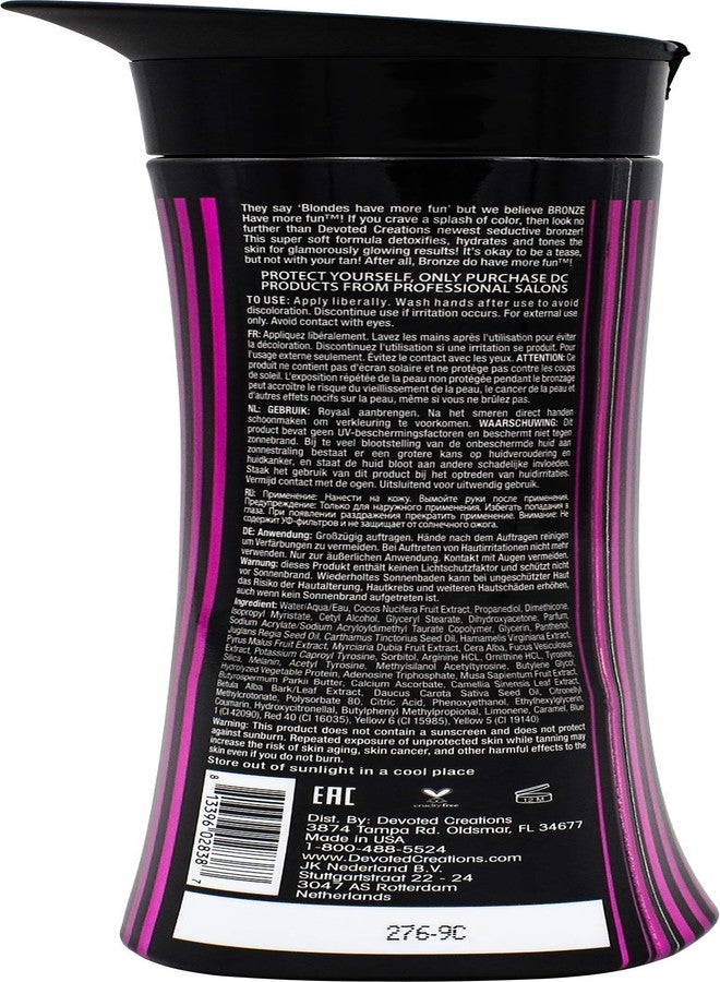 Devoted Creations Bronze Have More Fun Bronzer Tanning Lotion 8.45 oz - Image 2