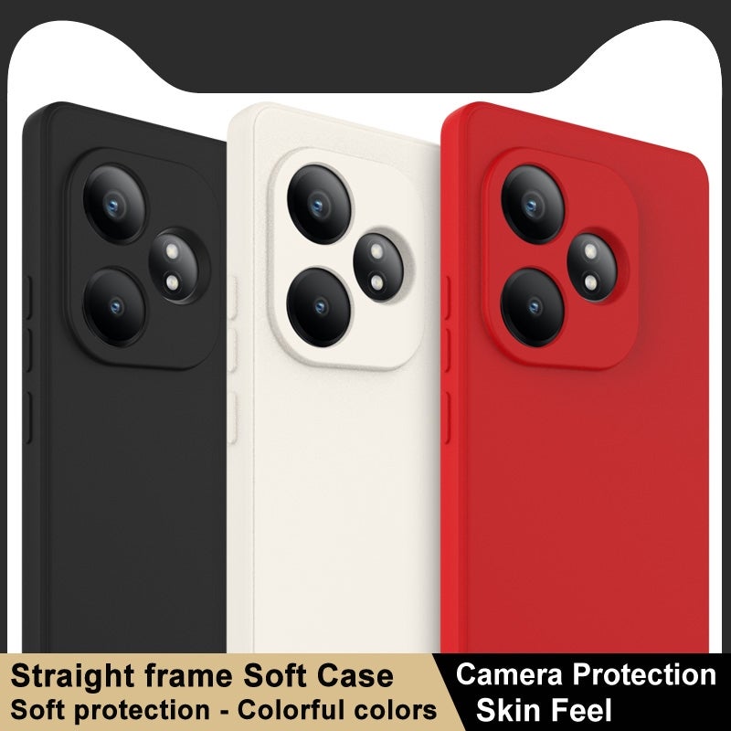 HuHa Case Cover For Realme GT 6 5G Global imak UC-4 Series Straight Edge TPU Phone Case(White) - Image 3