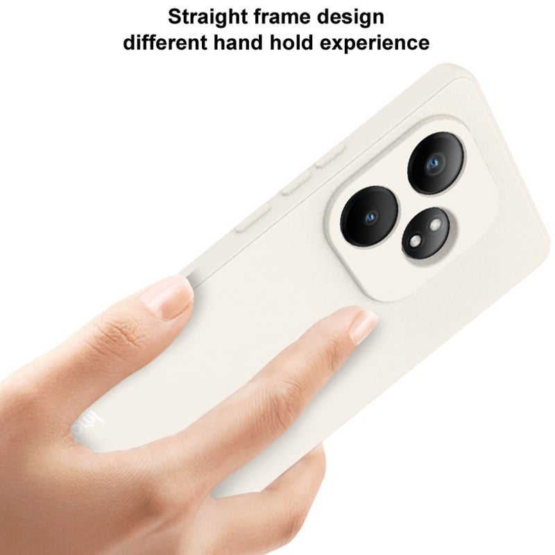 HuHa Case Cover For Realme GT 6 5G Global imak UC-4 Series Straight Edge TPU Phone Case(White) - Image 4