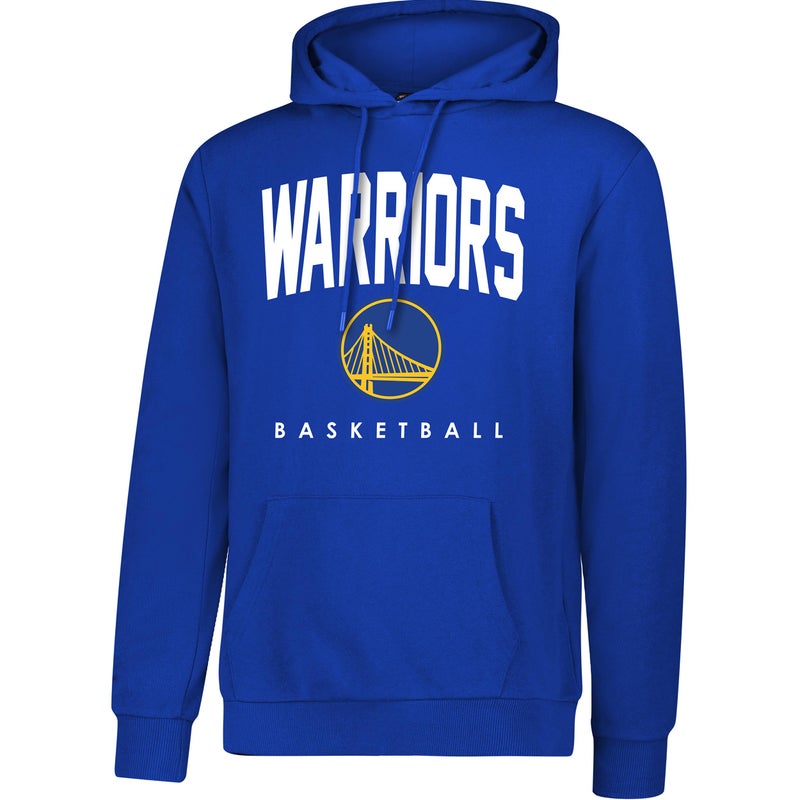 Ultra Game Men's NBA Official Super Soft Teamster Hoodie Sweatshirt, Golden State Warriors, Team Color, Medium - Image 1