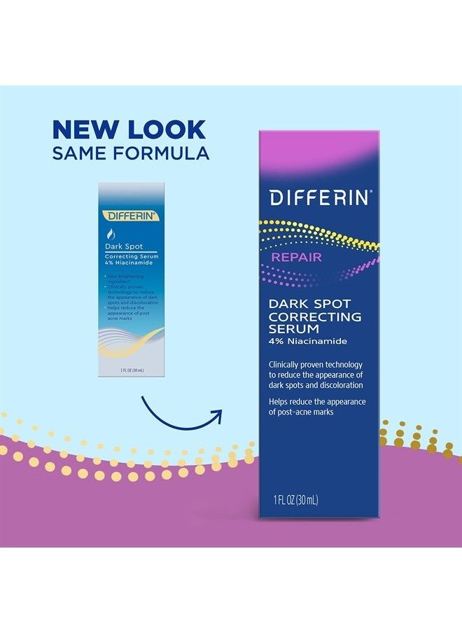 differin - Dark Spot Correcting Face Serum, Dark Spot Correcting Serum by the makers of Differin Gel, Gentle Skin Care for Acne Prone Sensitive Skin, 1 oz (Packaging May Vary) - Image 1